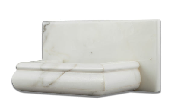 Carrara White Marble Hand-Made Custom Soap Holder - Soap Dish - Polished