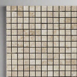 5/8 X 5/8 Cappuccino Marble Polished Mosaic Tile-Marble Mosaic-American Tile Depot