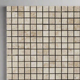 5/8 X 5/8 Cappuccino Marble Polished Mosaic Tile-Marble Mosaic-American Tile Depot