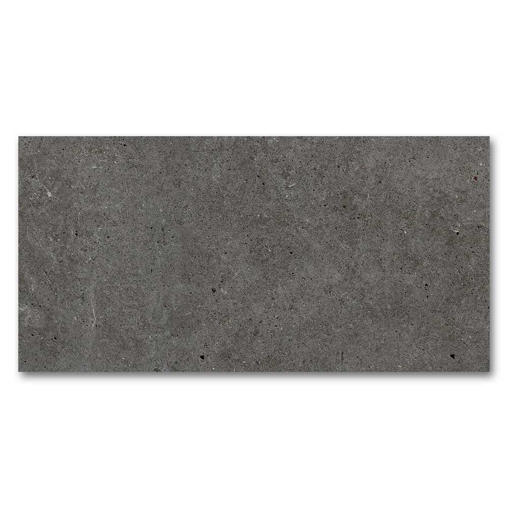 12x24 Lava Nero Stone Look Matte Porcelain Tile