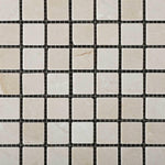 1 X 1 Crema Marfil Marble Tumbled Mosaic Tile-Marble Mosaic-American Tile Depot