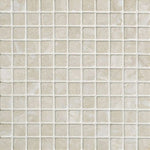 1 X 1 Diano Royal ( Queen Beige ) Marble Polished Mosaic Tile-Marble Mosaic-American Tile Depot