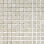 1 X 1 Diano Royal ( Queen Beige ) Marble Polished Mosaic Tile