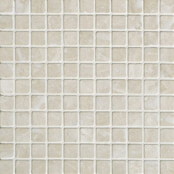 1 X 1 Diano Royal ( Queen Beige ) Marble Polished Mosaic Tile-Marble Mosaic-American Tile Depot