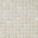 1 X 1 Diano Royal ( Queen Beige ) Marble Polished Mosaic Tile-Marble Mosaic-American Tile Depot