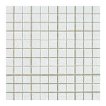 1 X 1 Thassos White Marble Polished Mosaic Tile-Marble Mosaic-American Tile Depot