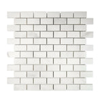 1 X 2 Calacatta Oliva Marble Honed Brick Mosaic Tile-Marble Mosaic-American Tile Depot