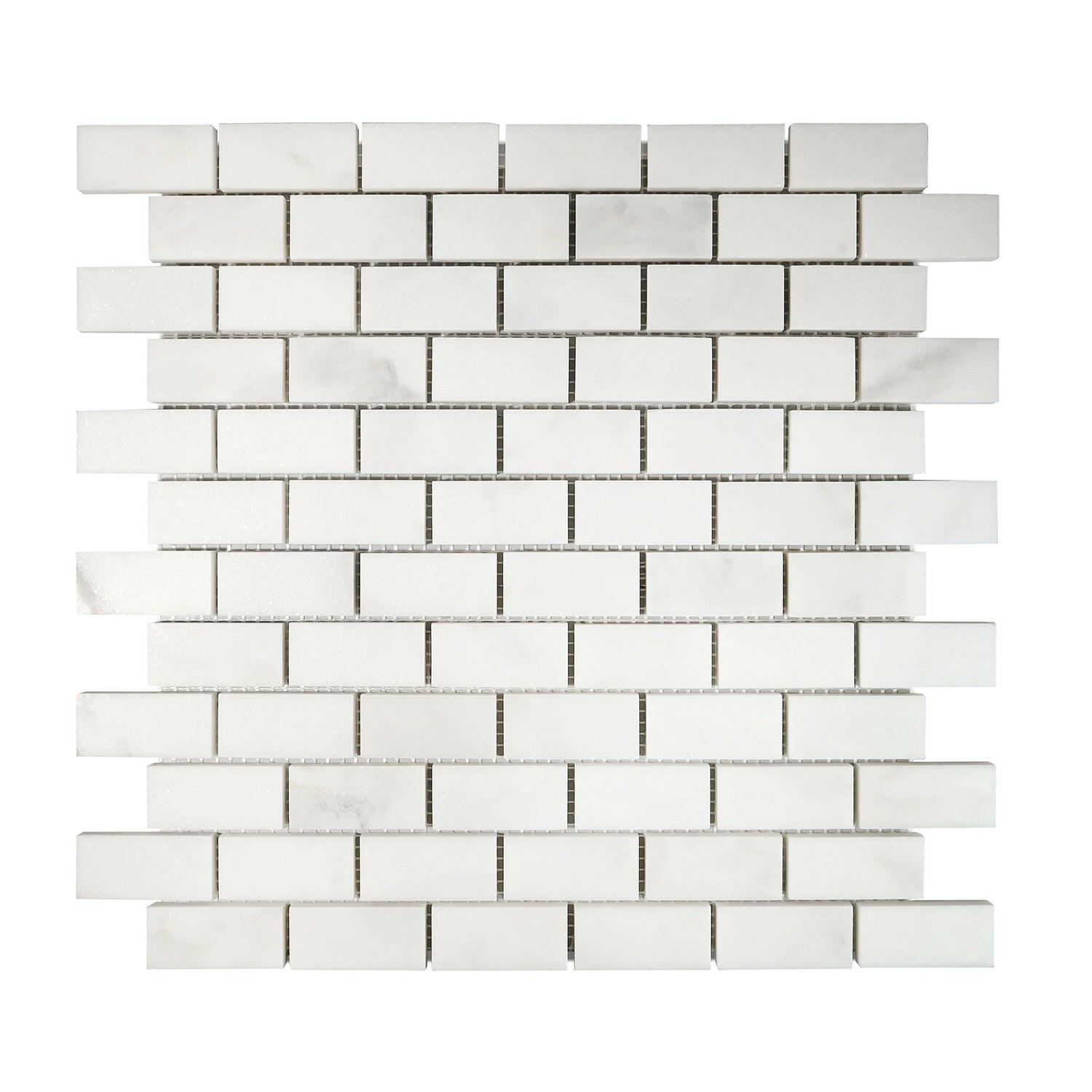 1 X 2 Calacatta Oliva Marble Honed Brick Mosaic Tile-Marble Mosaic-American Tile Depot