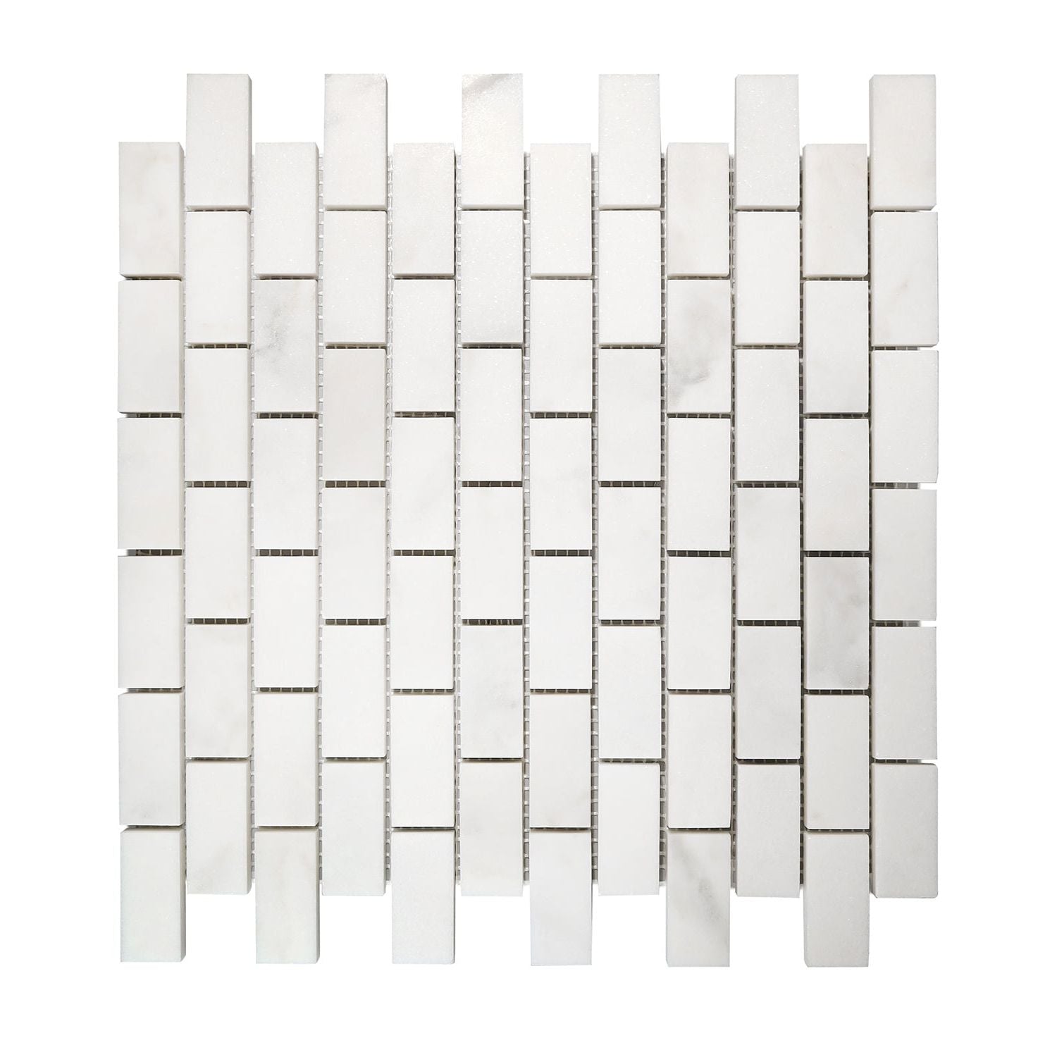 1 X 2 Calacatta Oliva Marble Polished Brick Mosaic Tile-Marble Mosaic-American Tile Depot