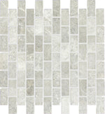 1 X 2 Tundra Gray (Atlantic Gray) Marble Polished Brick Mosaic Tile-Marble Mosaic-American Tile Depot