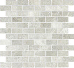 1 X 2 Tundra Gray (Atlantic Gray) Marble Polished Brick Mosaic Tile-Marble Mosaic-American Tile Depot