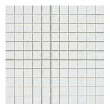 1 X 1 Thassos White Marble Polished Mosaic Tile