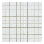 1 X 1 Thassos White Marble Polished Mosaic Tile-Marble Mosaic-American Tile Depot