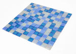 1 x 1 Aquarius Beach Square Glass Mosaic Tile-Glass Mosaic-American Tile Depot