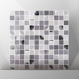 1 x 1 Phoenix Malla Shasta Polished Square Glass Mosaic Tile