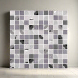 1 x 1 Phoenix Malla Shasta Polished Square Glass Mosaic Tile