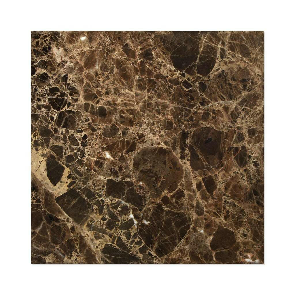 12 X 12 Emperador Dark Marble Polished Field Tile-Marble Tile-American Tile Depot