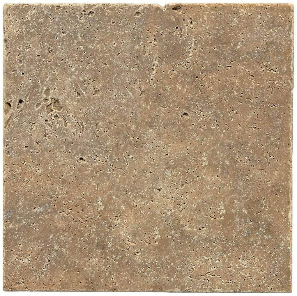 12 X 12 Noce Travertine Tumbled Field Tile-Travertine Tile-American Tile Depot