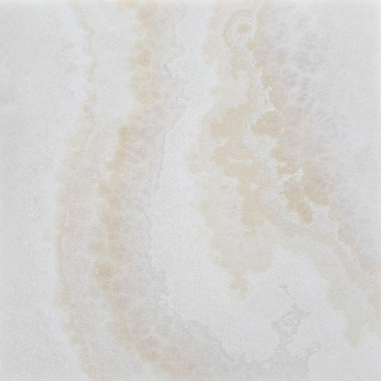 12 X 12 Premium White Onyx CROSS-CUT Polished Field Tile-Onyx Tile-American Tile Depot