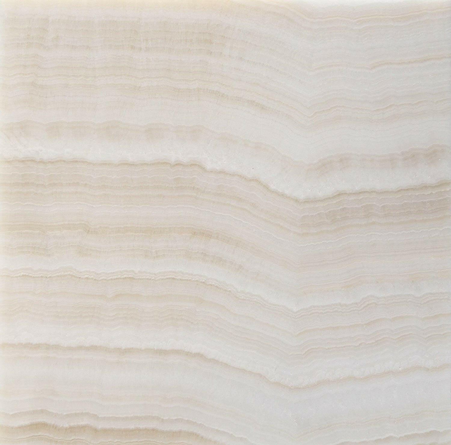 12 X 12 Premium White Onyx VEIN-CUT Polished Field Tile-Onyx Tile-American Tile Depot