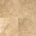 12 X 12 Walnut Travertine Filled & Honed Field Tile-Travertine Tile-American Tile Depot