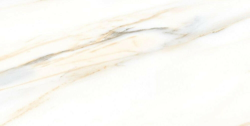 12 X 24 AGL Calacatta Gold Marble Look Polished Porcelain Tile-PORCELAIN-Large Format-American Tile Depot