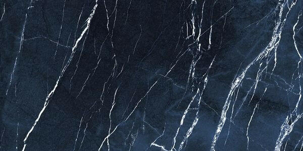 12 X 24 Antique Dark Blue Polished Marble Look Porcelain Tile-PORCELAIN-Large Format-American Tile Depot