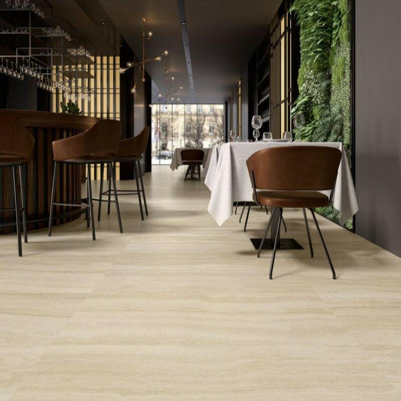 12 X 24 Appia Vein Cut Beige Polished Travertine Look Porcelain Tile-PORCELAIN-Large Format-American Tile Depot