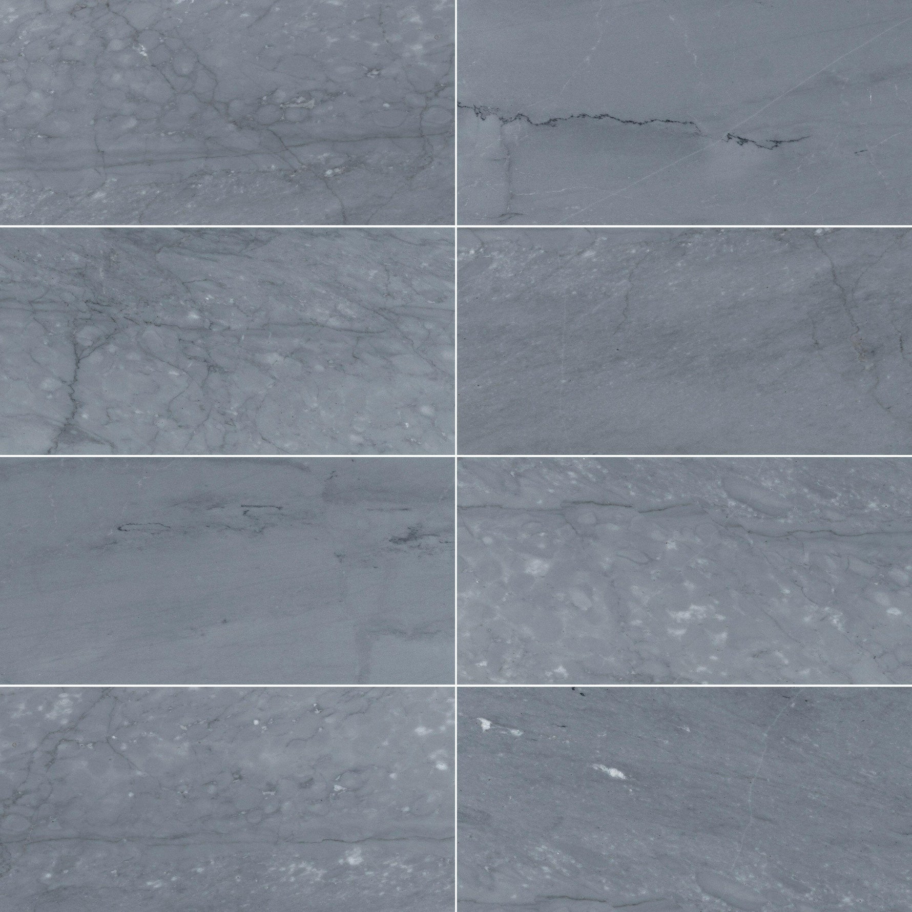 12 X 24 Bardiglio Imperiale Marble Polished Tile-Marble Tile - Large Formate-American Tile Depot