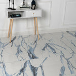 12 X 24 Calacatta Blue Matte Marble Look Porcelain Tile-PORCELAIN-Large Format-American Tile Depot