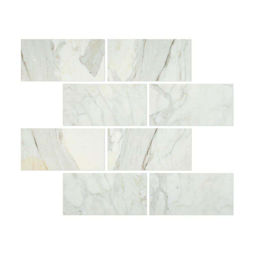 12 X 24 Calacatta Gold Marble Polished Field Tile-Marble Tile - Large Formate-American Tile Depot