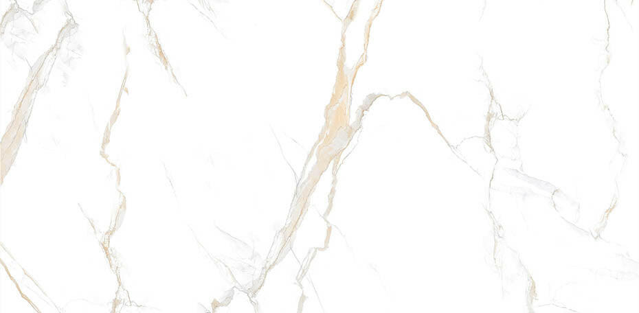 12 X 24 Calacatta Gold Polished Marble Look Porcelain Tile-PORCELAIN-Large Format-American Tile Depot