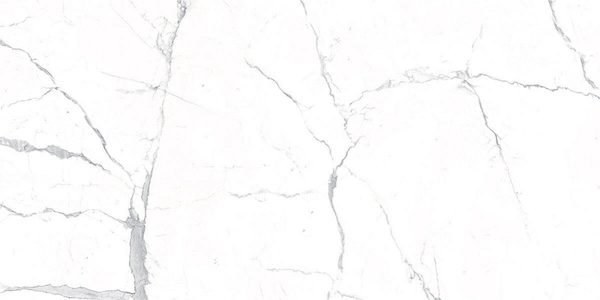 12 X 24 Calacatta Pearl Satin Matte Marble Look Porcelain Tile-PORCELAIN-Large Format-American Tile Depot