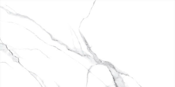 12 X 24 Calacatta White Satin Matte Marble Look Porcelain Tile-PORCELAIN-Large Format-American Tile Depot