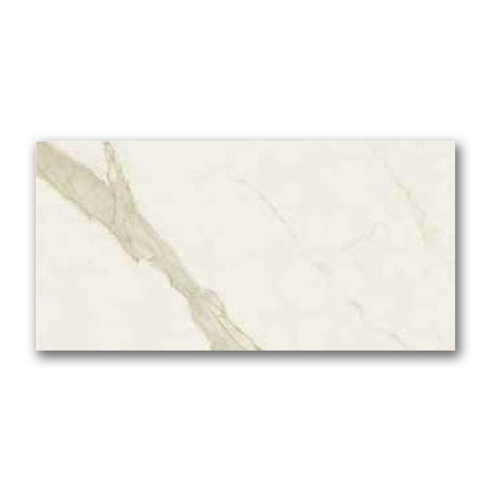 12x24 Calcutta Gold Matte Marble Look Porcelain Tile