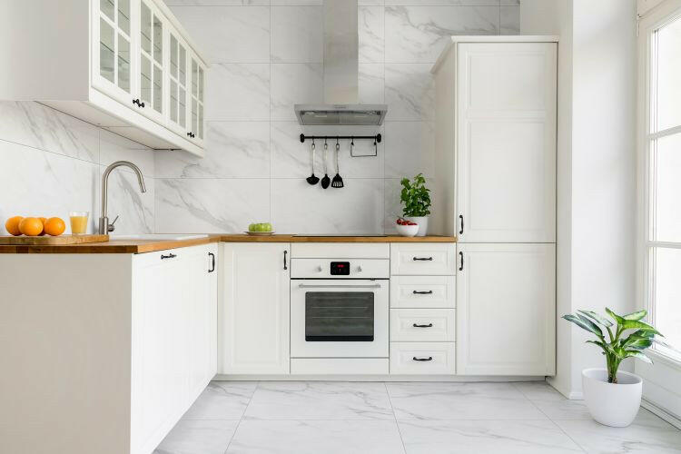 12 X 24 Carenza Bianca Marble Look Polished Porcelain Tile-PORCELAIN-Large Format-American Tile Depot