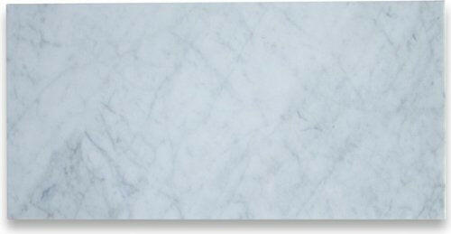 12 X 24 Carrara White Marble Polished Field Tile-Marble Tile - Large Formate-American Tile Depot