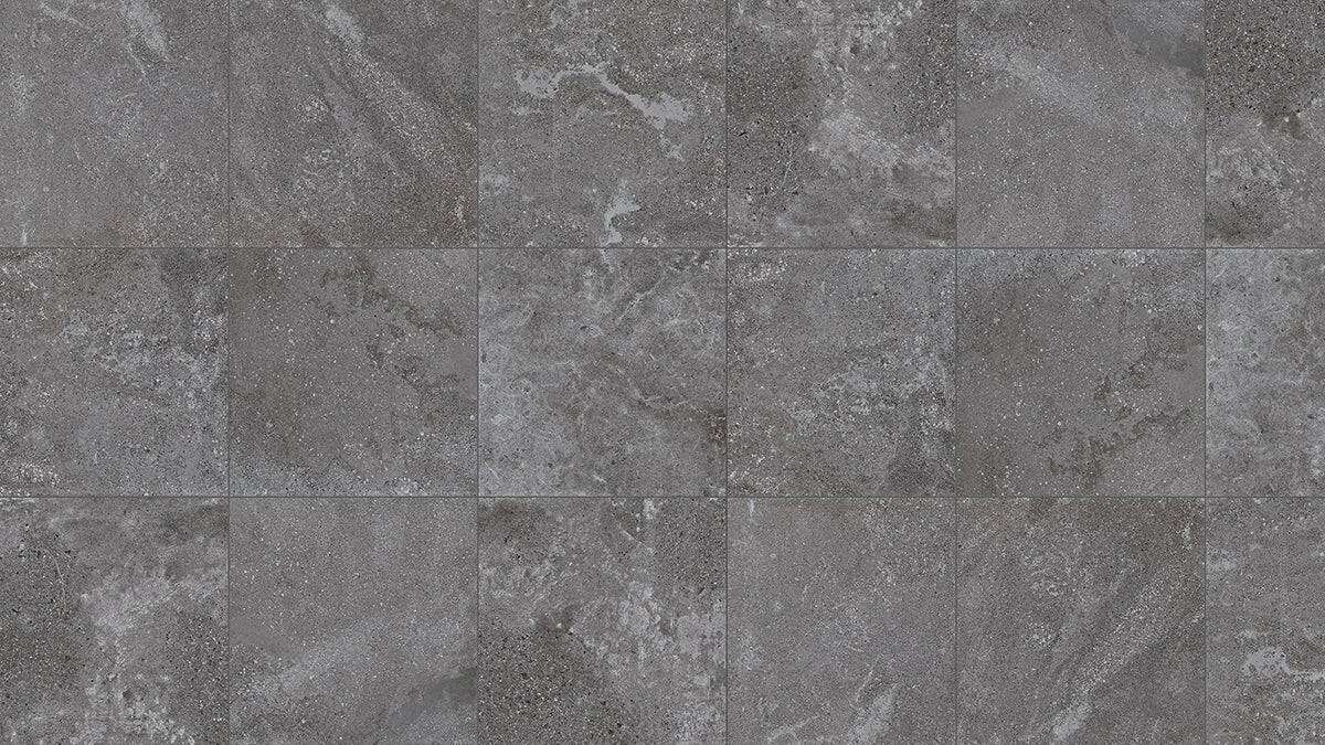 12 X 24 Chamonix Dark Gray Matte Limestone Look Porcelain Tile-Porcelain Tile Large Formate-American Tile Depot