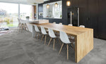 12 X 24 Chamonix Dark Gray Matte Limestone Look Porcelain Tile-Porcelain Tile Large Formate-American Tile Depot