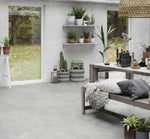 12 X 24 Chamonix Gray Matte Limestone Look Porcelain Tile-Porcelain Tile Large Formate-American Tile Depot