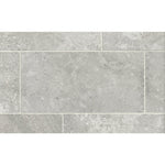 12 X 24 Chamonix Gray Matte Limestone Look Porcelain Tile-Porcelain Tile Large Formate-American Tile Depot