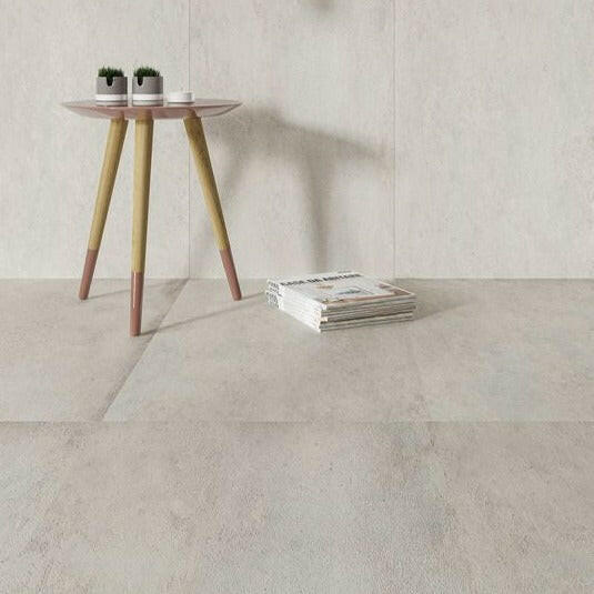 12 X 24 Clay White Textured Matte Porcelain Tile-PORCELAIN-Large Format-American Tile Depot