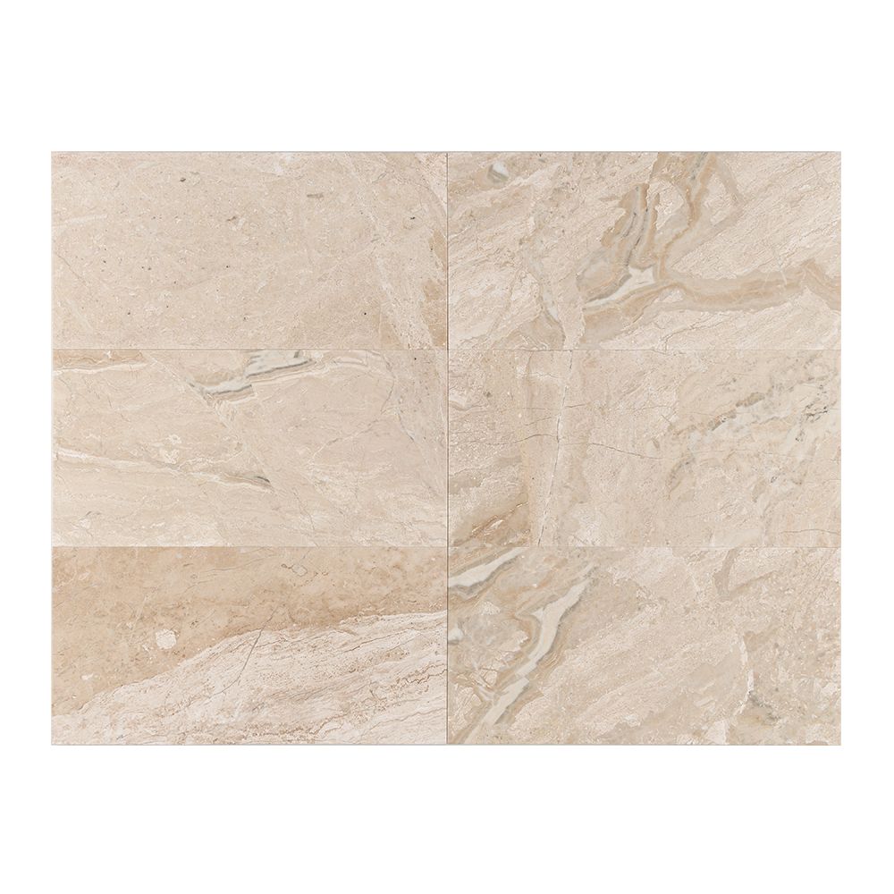 12 X 24 Diano Royal (Queen Beige) Marble Honed Field Tile-Marble Tile - Large Formate-American Tile Depot