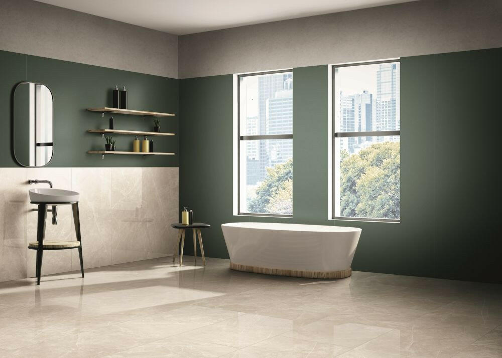 12 X 24 Dolomia White Nat Matte Marble Look Porcelain Tile-PORCELAIN-Large Format-American Tile Depot