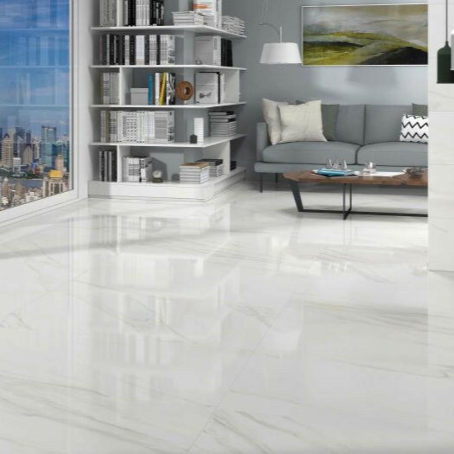 12 X 24 EC Calacatta Gold Polished Marble Look Porcelain Tile-PORCELAIN-Large Format-American Tile Depot