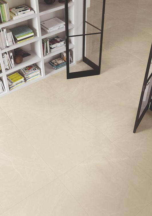 12 X 24 Gemme Breccia Sabbia Lux Polished Marble Look Porcelain Tile-PORCELAIN-Large Format-American Tile Depot