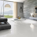 12 X 24 Harley Lux Super White Semi-Polished Porcelain Tile-Porcelain Tile Large Formate-American Tile Depot