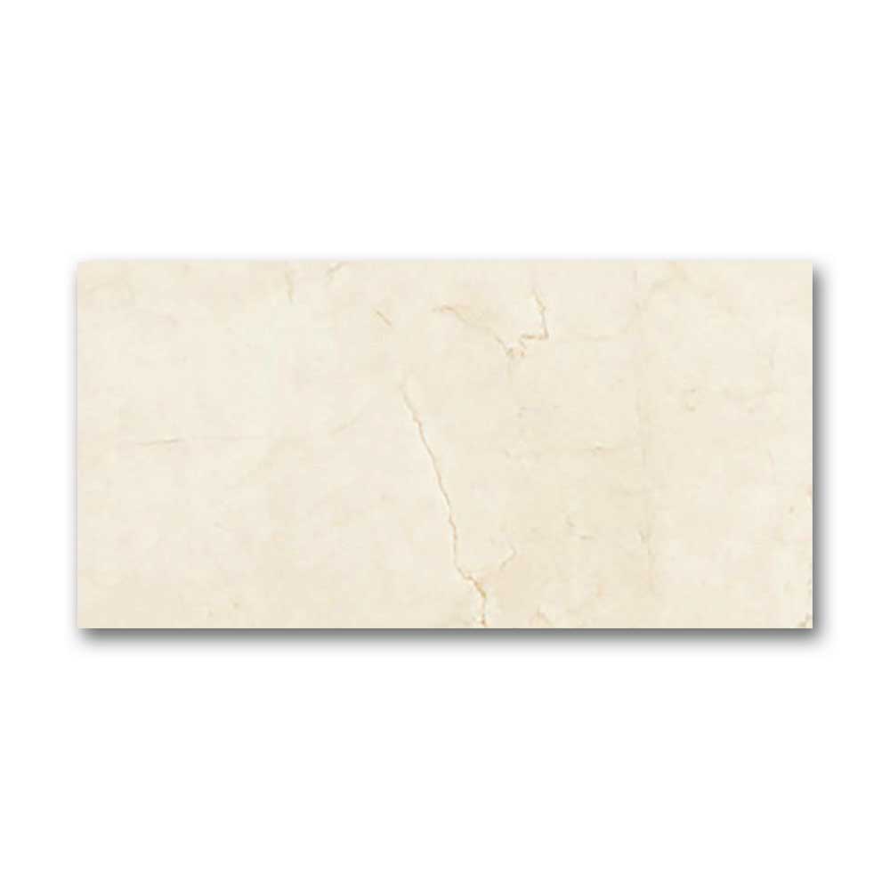 12x24 Larin Marfil Polished Marble Look Porcelain Tile