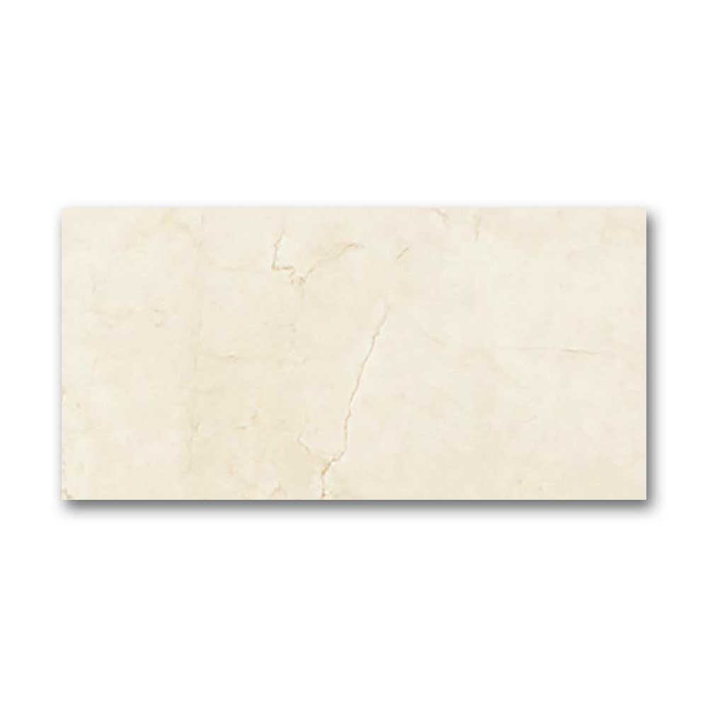 12x24 Larin Marfil Polished Marble Look Porcelain Tile