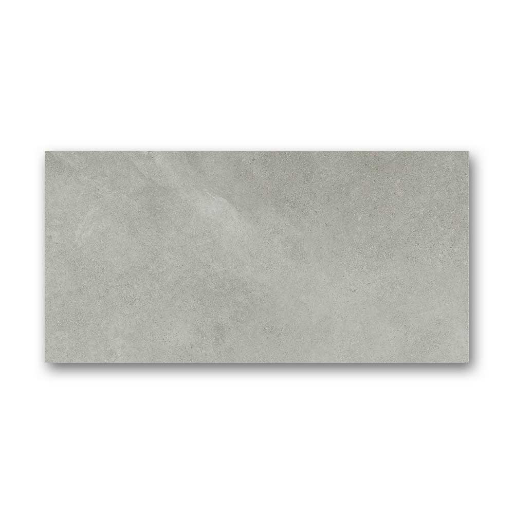 12x24 Leccese Cesellata Fumo Matte Limestone Look Porcelain Tile